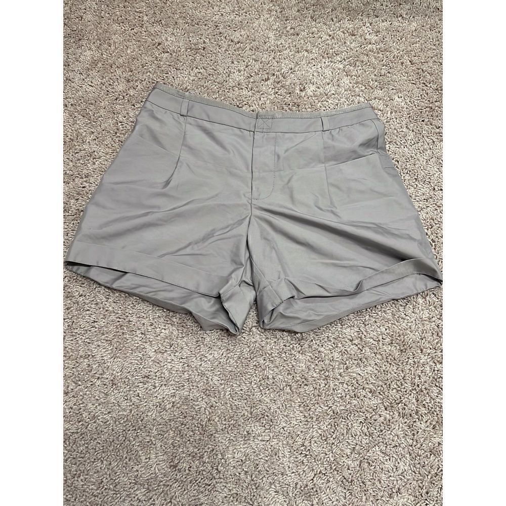 Rachel Roy Shorts khaki nylon polyester size 2